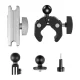 Puluz PU867B motocikla stiprinājums sporta kamerām (DJI, GoPro, Insta360), melns