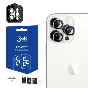 3Mk Protection Kameras aizsargstikls iPhone 13 Pro / Pro Max Sudraba