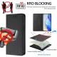 Nothing Phone (3a) RINACASIS Leather Book Cover Case, Black | Telefona Vāciņš Maciņš Apvalks Grāmatiņa