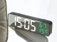 Digitālais LED galda pulkstenis ar modinātāju, termometru un spoguļa virsmu