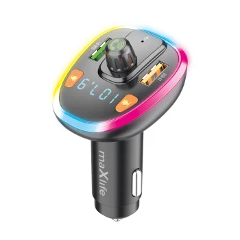 Maxlife MXFT-04 Bluetooth FM transmiters, melns