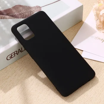 Xiaomi Mi 10 Lite Soft Liquid Silicone Anti-Scratch Protective Case Cover, Black | Telefona Vāciņš Maciņš Apvalks...