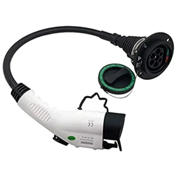 Elektroauto uzlādes kabeļa adapteris Duosida Type 1 uz Type 2 32A