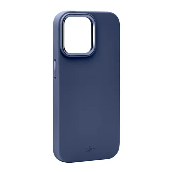 Puro Icon Mag Pro MagSafe silikona vāciņš iPhone 15 Pro Max, tumši zils