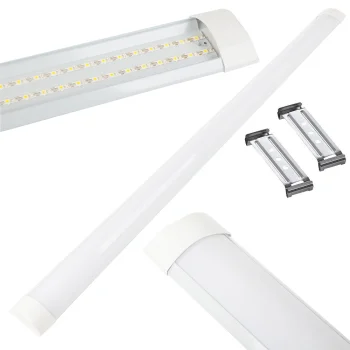 LED virsapmetuma lampa 120cm 28W, silti balta