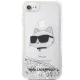 Karl Lagerfeld iPhone 7/8/SE 2020/2022 vāciņš KLHCI8LNHCCS Sudraba