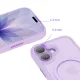 Tech-Protect MagMat MagSafe vāciņš iPhone 17 - violets