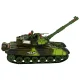 Tālvadības tanks RC War Tank 9993 2.4 GHz, meža maskēšanās krāsa