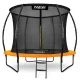 Neo-Sport NS-08C201 dārza batuts ar iekšējo tīklu 252 cm (8ft), oranžs