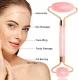 Rozā Kvarca Sejas Rullītis Kakla Dekoltē Zonas Masieris Gua Sha ACTIVFIZJO | Rose Quartz Roller for Face Neck...