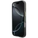Guess IML Script Metal MagSafe vāciņš iPhone 17 - melns