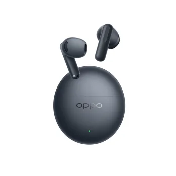 Bezvadu ausīs liekamās austiņas Oppo Enco Air5s ar ANC, Bluetooth 6.0, melnas