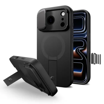 Tech-Protect iPhone 17 Pro Max vāciņš Kevlar Aura MagSafe, melns
