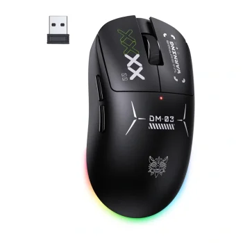 ONIKUMA DM03 RGB spēļu pele, melna