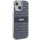 DKNY iPhone 15 vāciņš IML Mono & Stripe MagSafe, zils