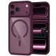 Tech-Protect MagOne CC MagSafe vāciņš un 2 aizsargstikli iPhone 18 / 17 Pro Max, Dark Cherry