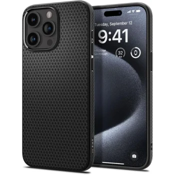 Spigen iPhone 15 Pro vāciņš Liquid Air, matēts melns