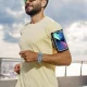 Tech-Protect M5 sporta aproce viedtālrunim, melna