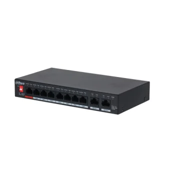 8 pieslēgvietu gigabitu PoE komutators PFS3010-8GT-96 (96W)