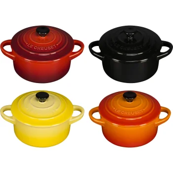 Keramikas mini podiņu komplekts Le Creuset 4 gab., 0.25 l, daudzkrāsains