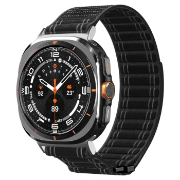 Spigen WBF0 siksniņa pulkstenim Samsung Galaxy Watch Ultra 47mm, melna