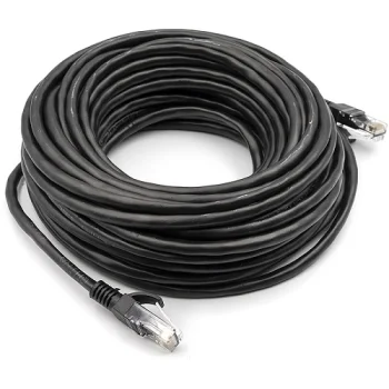 Cat5E UTP Tīkla Kabelis 15m Melns