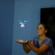 Lidojošā bumba Disco LED UFO