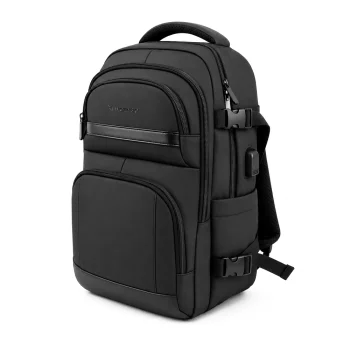 Wozinsky WPW-20L mugursoma klēpjdatoram līdz 15", rokas bagāža 40x20x25 cm, 20 l, melna