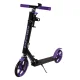 Saliekams bērnu skrejritenis Kruzzel Spidoo ar 200 mm riteņiem, melns/violets