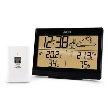 Meteoroloģiskā stacija Alecto WS-2300 ar bezvadu sensoru, melna