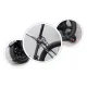 Rockbros RKS507-1BK velosipēda saslēdzējs ar kodu 1.8 m, melns