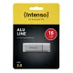 USB zibatmiņa Intenso Alu Line 16GB USB 2.0, sudraba