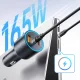 Orico HyperDrive 165W USB-A + 2x USB-C Automašīnas Lādētājs, Melns
