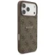 Guess 4G Ring Classic Logo MagSafe vāciņš iPhone 17 Pro Max, brūns