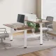 Ergo Office ER-404W Divvietīgs Elektriski Regulējams Rakstāmgalda Rāmis, Balts