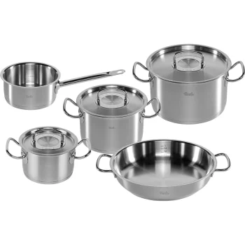 Fissler Original Profi Collection 5 daļu katlu komplekts, sudraba krāsā