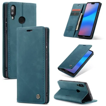 Huawei P20 lite 2018 (ANE-LX1, ANE-LX2J) CASEME Wallet Magnetic Leather Case Cover, Green | Telefona Vāciņš Maciņš...