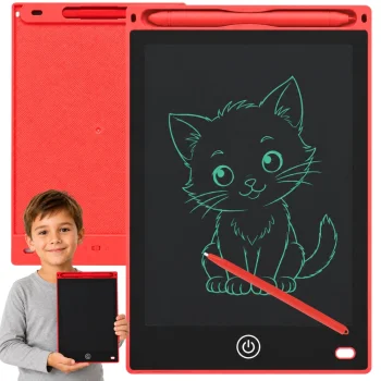 12" LCD grafiskais planšetdators zīmēšanai un rakstīšanai ar irbuli, Sarkans