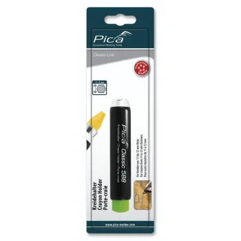 Krīta turētājs Pica 588/SB 11–12 mm krītiem, melns/zaļš