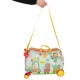 Bērnu ceļojumu soma ar riteņiem, koferis, čemodāns-sēdeklis, Zoo | Kids Travel Luggage Bag Ride On Suitcase