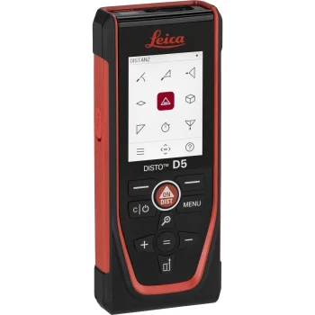 Lāzera tālmērs Leica Disto D5 (līdz 200 m, Bluetooth 5.0, 2.4" IPS)