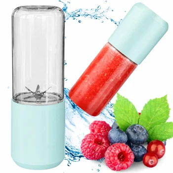 Bezvadu mini blenderis 150W, 400ml, zils