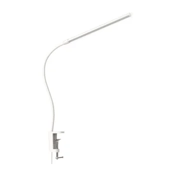 Galda lampa ar stiprinājuma skavu LEPRO 310005, 460 lm, balta