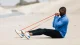 Proud Vingrošanas Pretestības Fitnesa Gumija Lente Josta Treniņiem 0.4 mm, Dzeltena | Flexible Rubber Training...