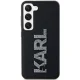 Karl Lagerfeld Samsung Galaxy S23 vāciņš 3D Rubber Glitter Logo, melns