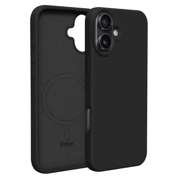 Etteri Silicone Mag vāciņš Apple iPhone 16 Plus (6.7") melns