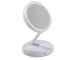 Saliekams Makeup Galda Spogulis ar LED Gaismu un Palielinājumu | Magnifying Table Makeup Mirror with LED Light Foldable