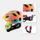 Bērnu veloķivere Rockbros TT-32SOYB-M ar noņemamu zoda aizsargu, M (54-58 cm), dzeltena/oranža