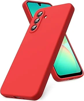Samsung Galaxy S26+ Plus (SM-S947B/DS) Matt Silicone Color Case Cover, Red | Silikona Vāciņš Maciņš Apvalks Bampers