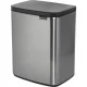 Atkritumu tvertne Brabantia BO 7 l, Matt Steel Fingerprint Proof